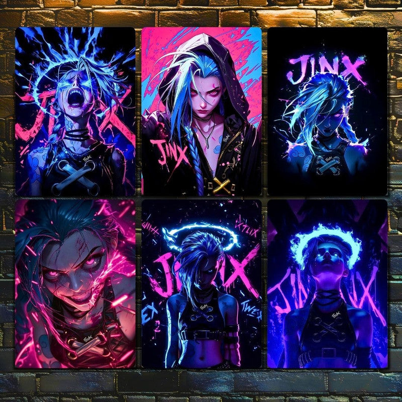 Jinx Arcane cuadro Juego lol -AI