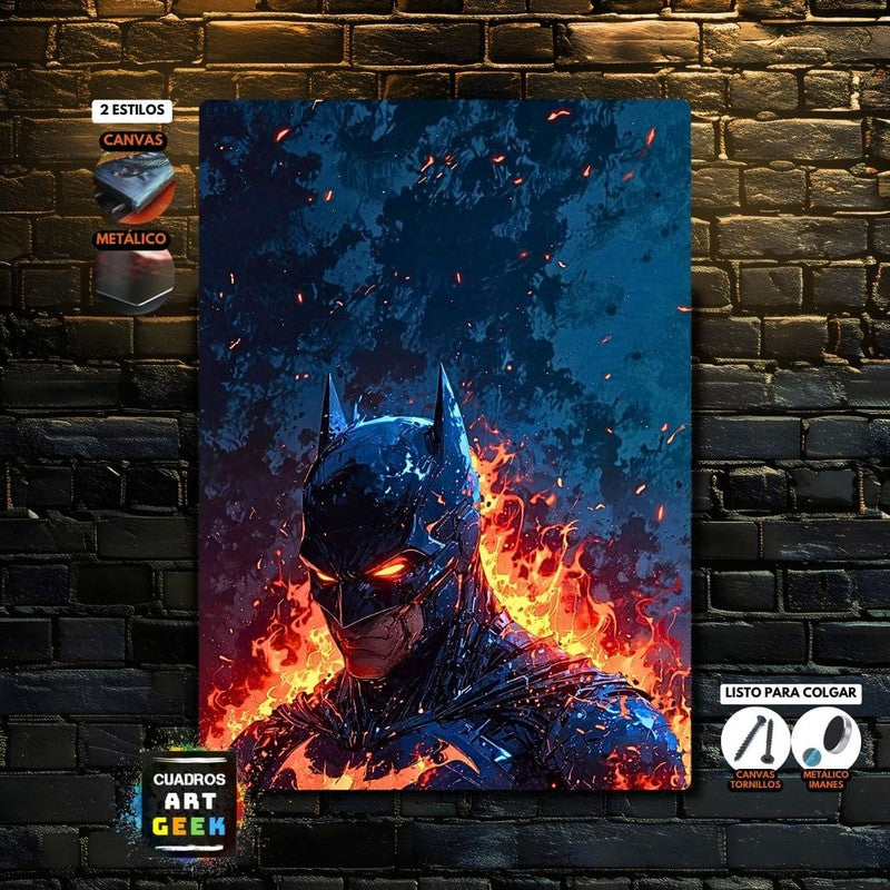 Batman Superman Cuadro DC Comics - AI