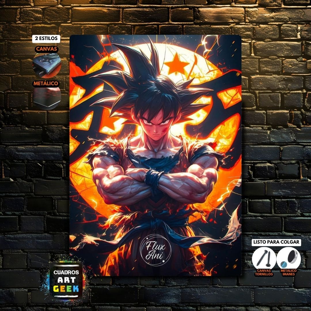 Goku cuadro Anime Dragon Ball - AI