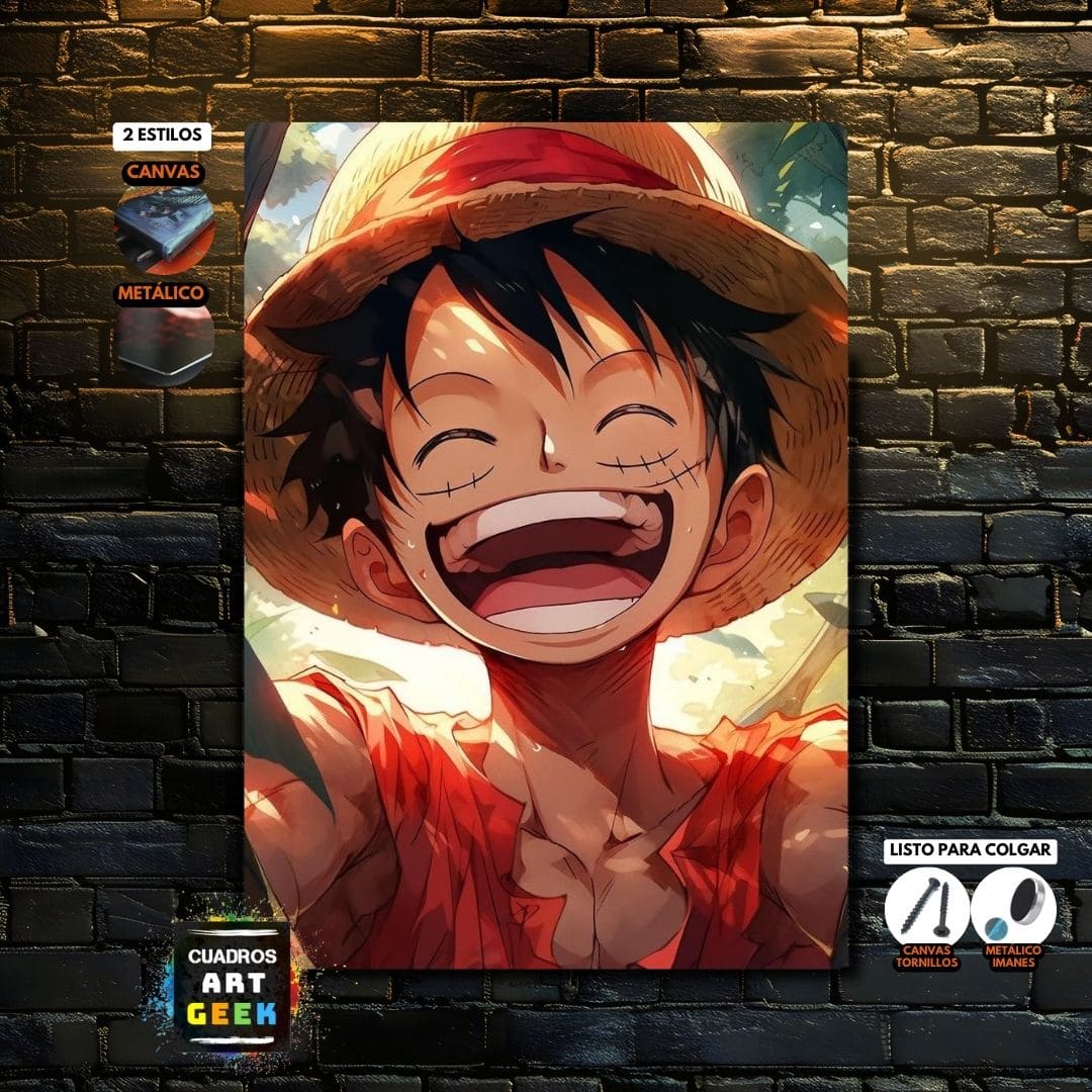 Luffy Cuadro anime One Piece - AI