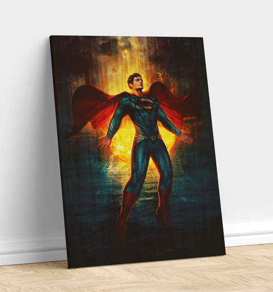 Superman DC comics Estilo Pintura