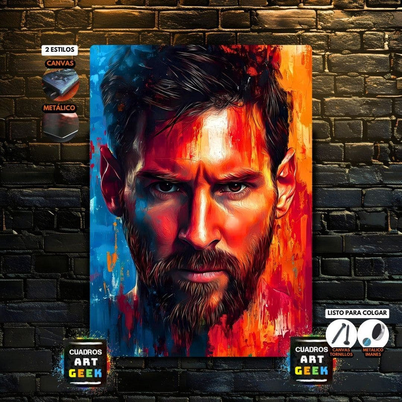 Leonel Messi Art Cuadro Deporte