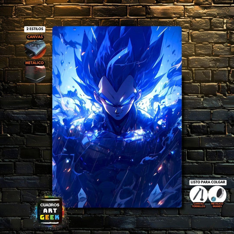 Vegeta Dragon Ball Cuadro Anime