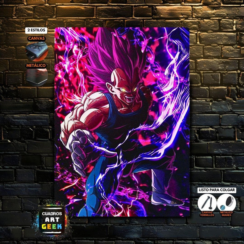 Vegeta Dragon Ball Cuadro Anime