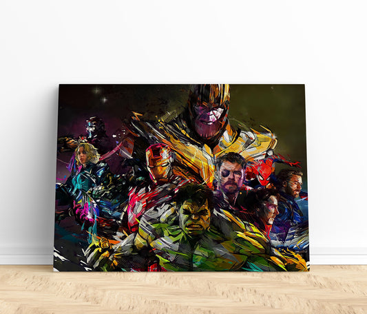 The Avengers Los vengadores Marvel Estilo Pintura