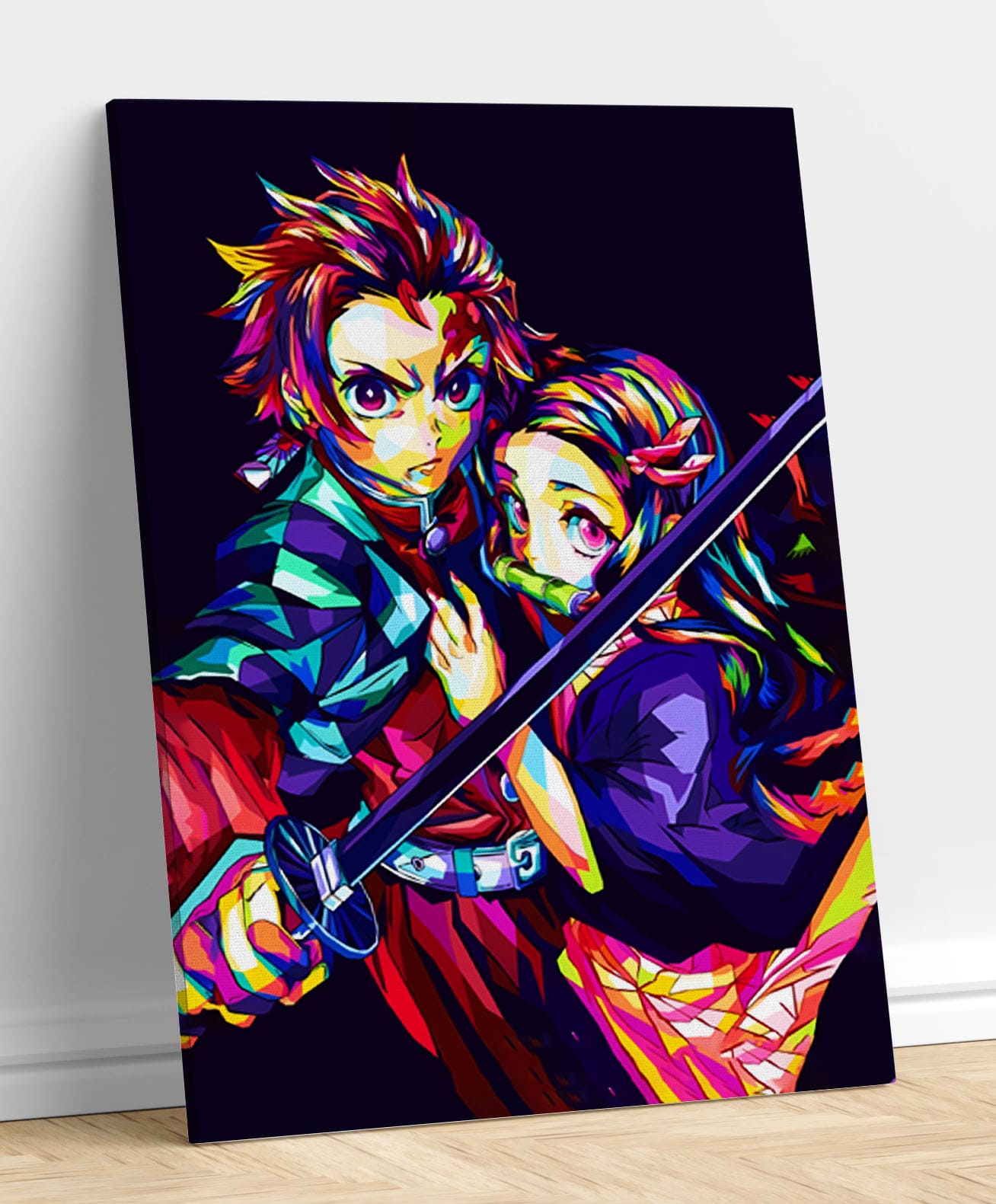 Tanjiro y Zenuko Demon Slayer Pop-art Anime