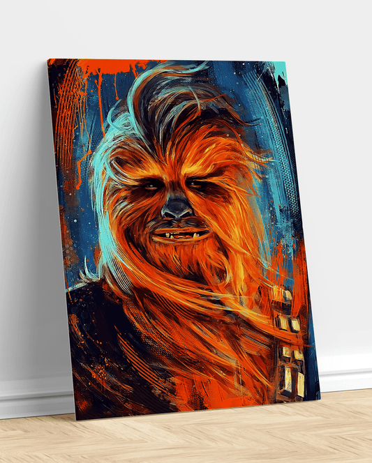 Chewbacca Star Wars Estilo Pintura