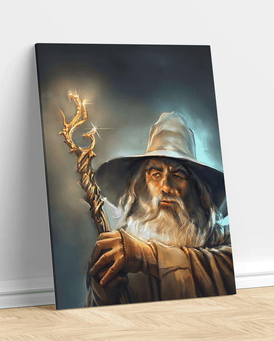 Gandalf Señor de los anillos Estilo Pintura Peliculas