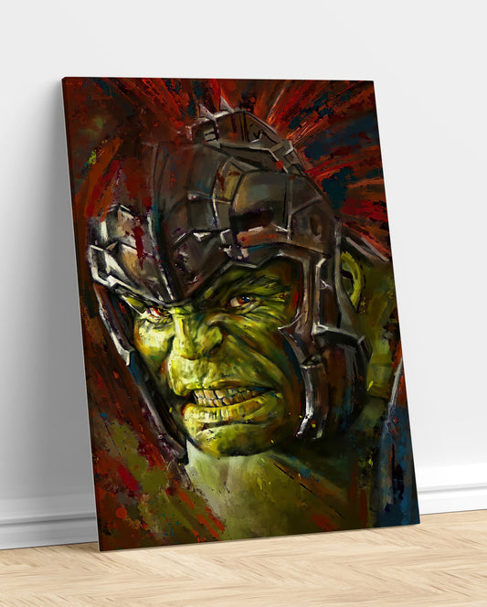 Hulk Ragnarok Marvel Estilo Pintura