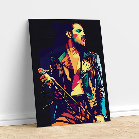 Freddie Mercury The Queen V2 Pop-art Musica