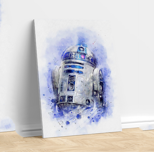 Droide R2-D2 Star Wars Estilo Pintura
