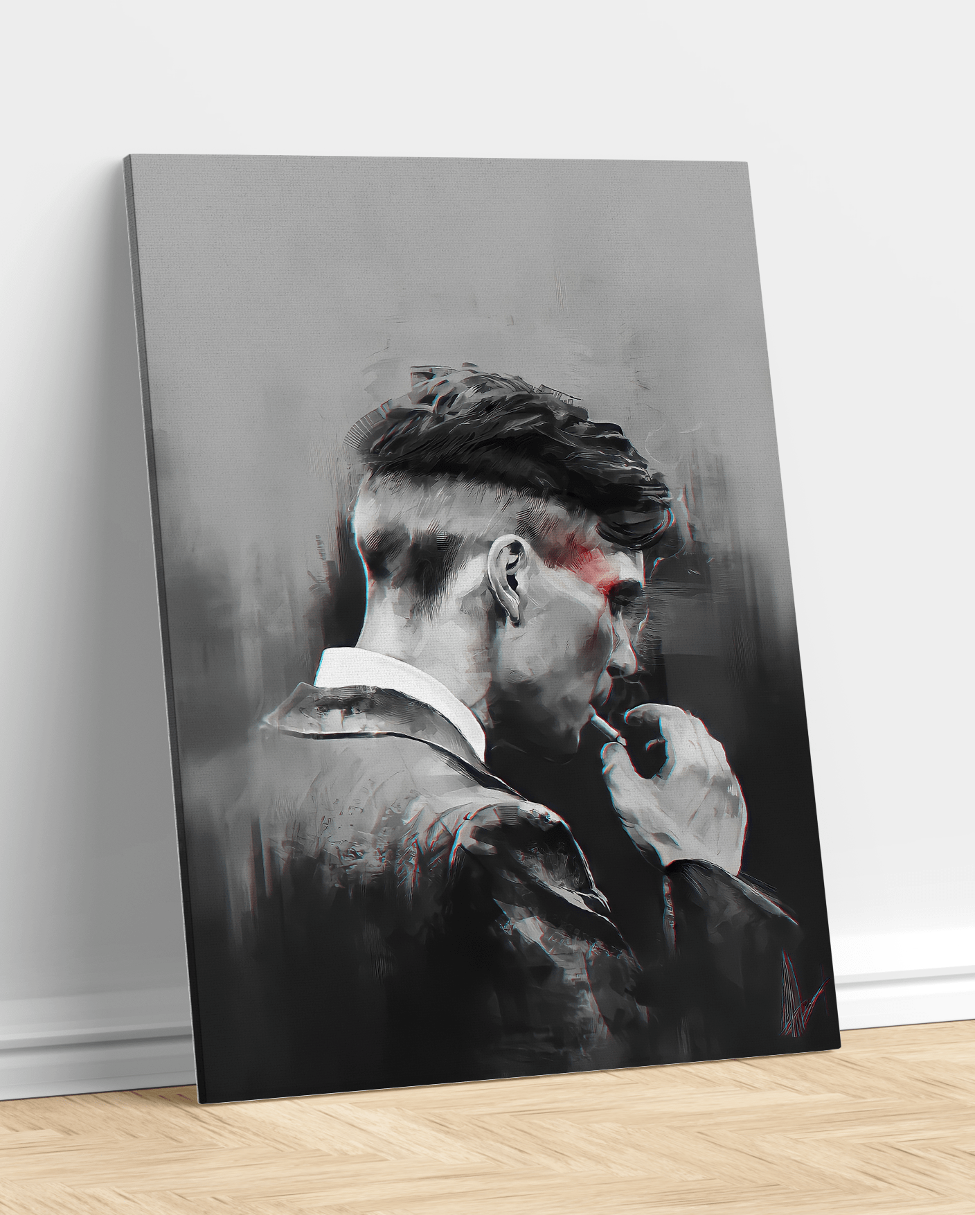 Tommy Shelby V2 Peaky Blinders Estilo Pintura Serie