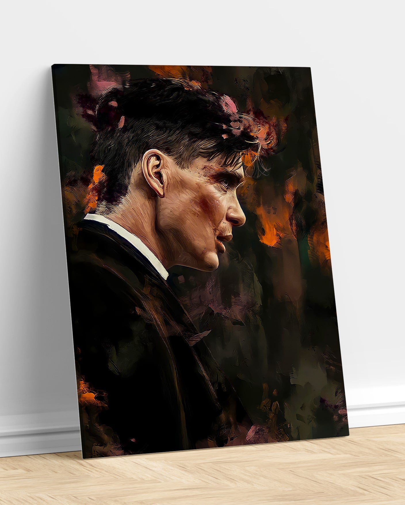 Tommy Shelby Peaky Blinders Estilo Pintura Serie