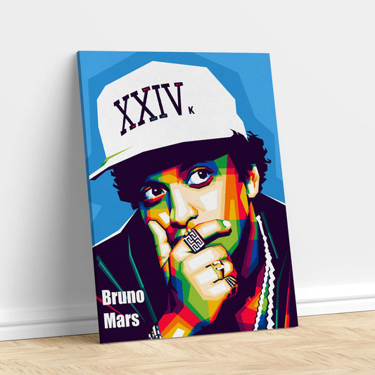 Bruno Mars V2 Pop-art Musica