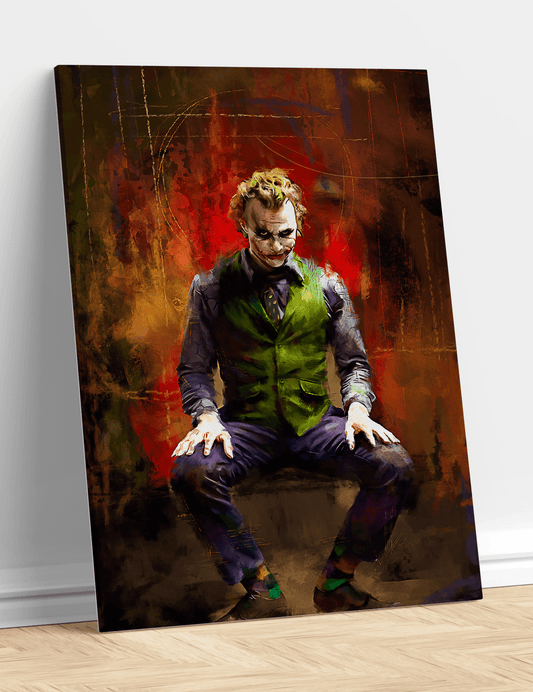 Guason Joker caballero de la noche DC comics Estilo Pintura