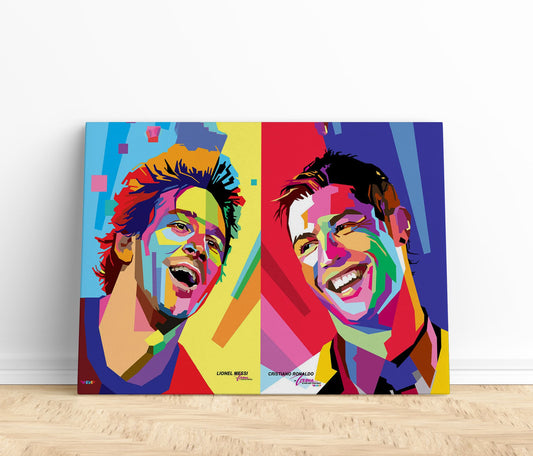 Messi Cristiano Ronaldo Pop-art Deporte