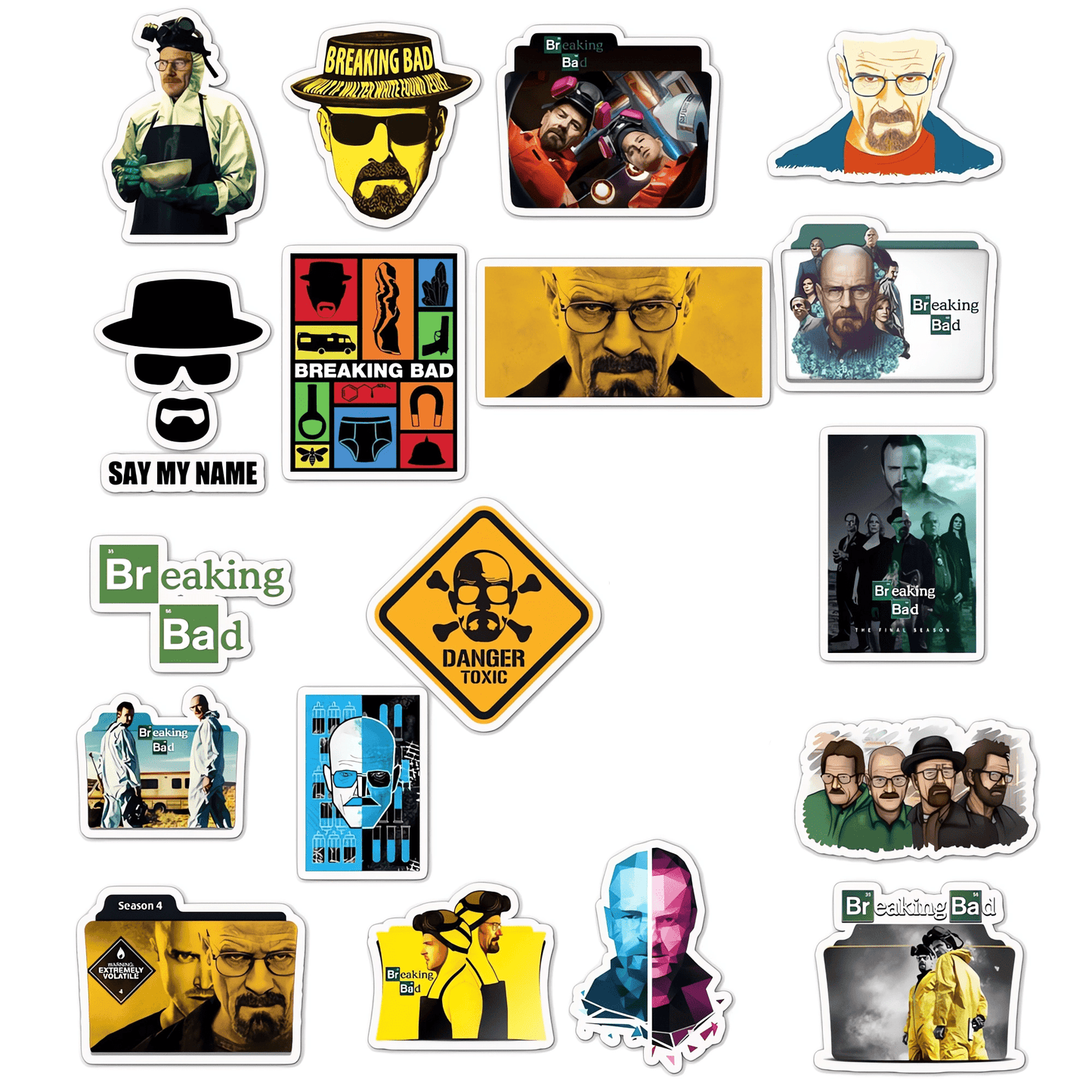 Pack Stickers Breaking Bad 50 unid
