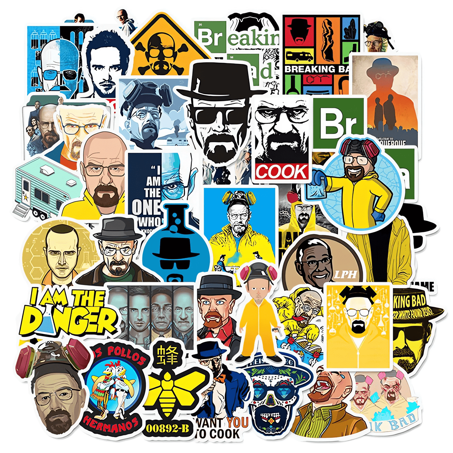 Pack Stickers Breaking Bad 50 unid