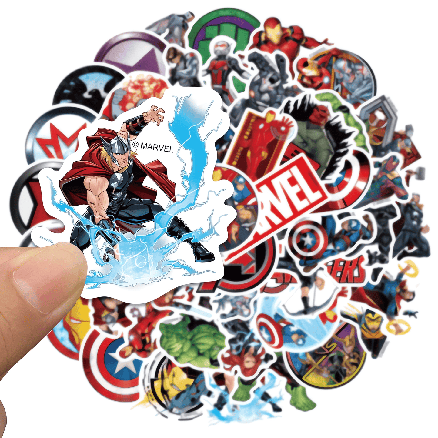 Pack Stickers Marvel 50 unid