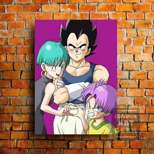 Familia Dragon Ball vegeta-bulma-trunks Anime