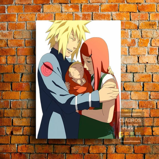 Familia Padre-Madre-Hijo Naruto Minato y Kushina v3 anime