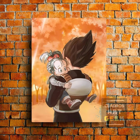 Padre e hija Vegeta-Bra v3 Dragon Ball Anime