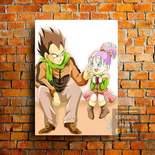 Padre e hija Vegeta-Bra v4 Dragon Ball Anime