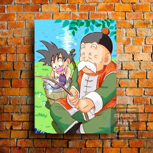 Abuelo y nieto Goku-Abuelo v4 Dragon Ball Anime