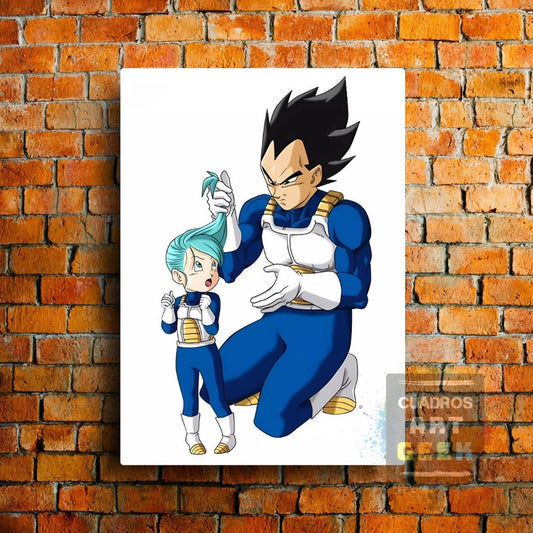 Padre e hija Vegeta-Bra v7 Dragon Ball Anime
